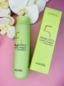 Безсульфатный шампунь Masil 5 Probiotics Apple Vinergar Shampoо 300 мл
