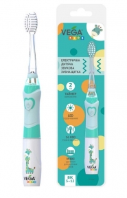 Ультразвуковая зубная щетка Vega VK-400 для детей гарантия 1 год