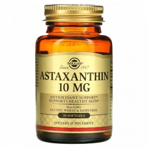 Solgar Astaxanthin / Астаксантин 10 мг в капсулах №30