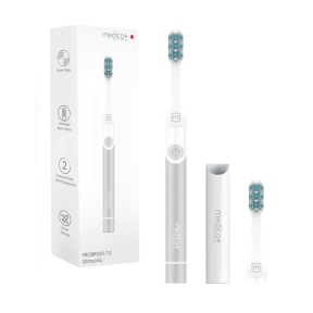 Звуковая зубная щетка Medica+ ProBrush 7.0 Compact Silver гарантия 1 год