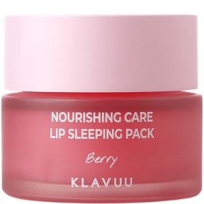 Маска для губ (ягоды) KLAVUU Nourishing Care Lip Sleeping Pack Berry 20 г