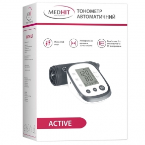 Тонометр Medhit Active автоматический на плечо гарантия 1 год