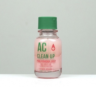Точечное средство Etude AC Clean Up Pink Powder Spot для борьбы с акне 15 мл