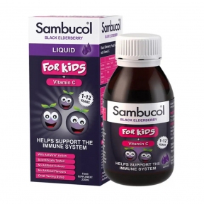 Сироп из черной бузины Sambucol Kids Immune Support для поддержки иммунитета 120 мл