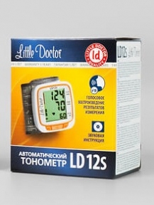 тонометр Little Doctor LD-12S, що говорить, автоматичний на зап'ястя гарантія 5 років