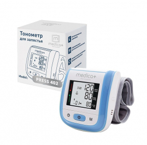 Тонометр MEDICA+ PRESS 402 автоматичний на зап'ястя гарантія 2 роки