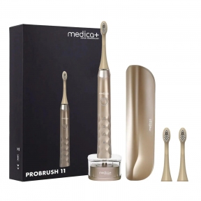 Звуковая зубная щетка MEDICA+ ProBrush 11 (Gold) гарантия 12 месяцев