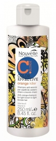 Шампунь Nouvelle Orange Killer Shampoo проти помаранчевого відтінку волосся 250 мл, 1000 мл
