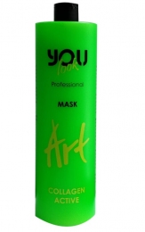 Маска You Look Professional ART Collagen Active Mask с коллагеном для поврежденных волос 1000 мл