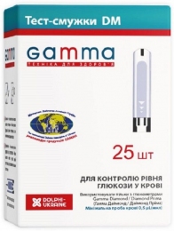 Тест-полоски GAMMA DM 25 штук