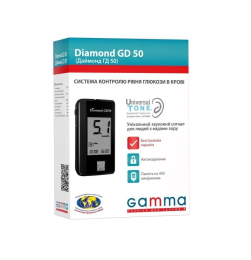 Gamma GD 50 Глюкометр Diamond Prima бессрочная гарантия