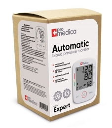 Тонометр Promedica Expert автоматический с адаптером гарантия 5 лет