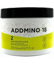 Маска ADDMINO-18 Hair Reborn Mask Ultra repairing восстанавливающая и питательная 500 мл
