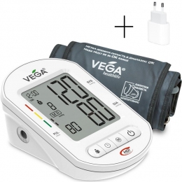 Тонометр VEGA 2H Basic автоматический с адаптером Type-C на плечо гарантия 5 лет