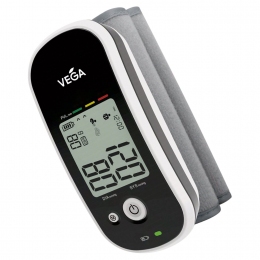 Тонометр на манжете VEGA BP 810A Afib micro usb и аккумуляторе автоматический гарантия 3 года