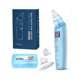 Назальный аспиратор (соплеотсос) Medica+ Nose Cleaner 7.0 гарантия 2 года