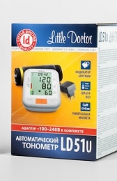Тонометр Little Doctor LD-51U автоматический на плечо с адаптером гарантия 5 лет