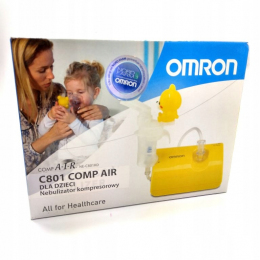 Ингалятор (небулайзер) Omron NE-C801S-KDD (NE-C801S-KDD) для детей компрессорный гарантия 3 года