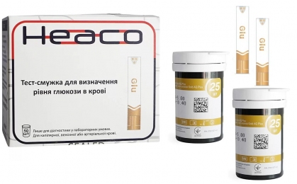 Тест-смужки Heaco Gold AQ Plus 50 штук