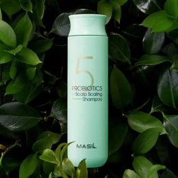 Безсульфатный шампунь Masil 5 Probiotics Scalp Scaling Shampoо освежающий 300 мл