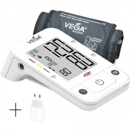Тонометр VEGA 3H Comfort автоматичний + Адаптер Micro USB на плече гарантія 5 років