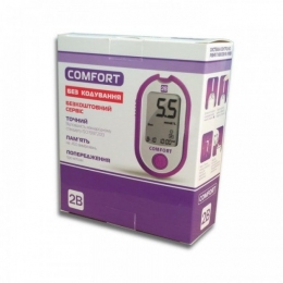 Глюкометр 2B Comfort + 10 тест-смужок гарантія 3 роки