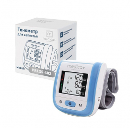Тонометр MEDICA+ PRESS 402 автоматичний на зап'ястя гарантія 2 роки