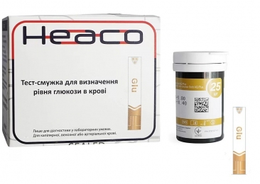 Тест-смужки Heaco Gold AQ Plus 25 штук