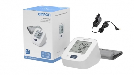 Тонометр Omron M2 Essential (HEM-7188-e) автоматический на плечо с адаптером гарантия 5 лет