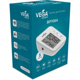 Тонометр VEGA BP106a автоматичний на плече Type-C гарантія 5 років